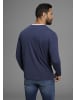 Man's World Rundhalsshirt in blau