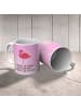 Mr. & Mrs. Panda Kaffeetasse Flamingo Classic mit Spruch in Aquarell Pink
