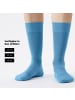 von Jungfeld Classic Socken Signature Innenbund in Lagunenblau