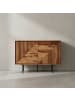 KADIMA DESIGN Sideboard | Sheesham/Metall, 100x71x40cm, 2 Türen