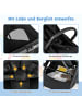 COSTWAY Kinderwagen klappbar in Schwarz