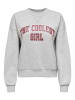 ONLY Sweatshirt in Light Grey Melange