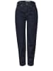 Street One High Waist Barrel Leg Jeans im Loose Fit in Rinse Blue Washed