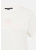 comma T-Shirt kurzarm in Weiß