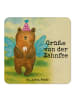 Mr. & Mrs. Panda Glasuntersetzer Bär Zahnfee Design mit Spruch in Weiß