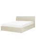 Beliani 2-tlg Doppelbett ORBEY in Beige