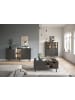 home24 home24 Couchtisch in Schwarz & Artisan Eiche Dekor in Eiche / Schwarz