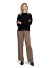 Betty Barclay Feinstrickpullover mit Spitzenkante in Schwarz