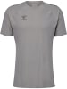 Hummel Sportshirt mit elastischem Material in Grau