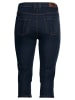 sheego Caprijeans in dark blue Denim