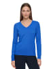 Betty Barclay Kaschmir-Pullover mit V-Ausschnitt in Adria