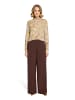 Betty Barclay Rollkragenshirt mit Stehkragen in Beige/Green