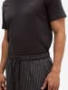 Marc O'Polo Pyjama classic in black/black print