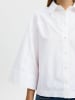 SELECTED FEMME SLFESTER RELAXED 3/4 CROPPED SHIRT in Bright White