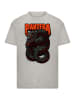 F4NT4STIC T-Shirt Pantera Venomous Snake in grau meliert