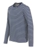 elkline Sweatshirt Freejazz in darkblue - white