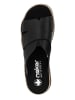 rieker Pantolette V7989 in schwarz