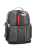 Piquadro Urban Rucksack RFID Leder 44 cm Laptopfach in grey black