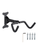 relaxdays Fahrrad Wandhalterung in Schwarz - (B)27,5 x (H)18 x (T)33 cm