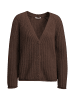 Smith&Soul HAIRY V-Neck Cardigan in TOFFEE