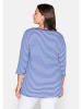 sheego Rippshirt in royalblau