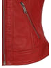 H.I.S Lederjacke mit Reverskragen in RED