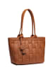 collezione alessandro Schultertasche " Luvre " in cognac