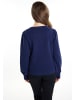 Usha Damen Pullover Mit Perlen in Marine