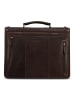 Jost Glasgow Aktentasche RFID Schutz Leder 40 cm Laptopfach brown