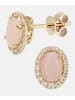Diamant L'éternel Ohrstecker aus 375 Gelbgold mit Diamant mit Opal