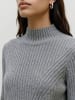 Vero Moda Strickpullover in Medium Grey Melange