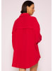 SASSYCLASSY Ultra Oversize Musselin-Blusenhemd lange Variante in Rot