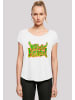 F4NT4STIC T-Shirt Billie Eilish Logo in weiß