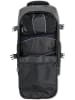 normani Reisetrolley 90L inkl. Kleidertaschen in Schwarz/Grau