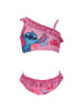 Lilo & Stitch Lilo & Stitch Kinder Bikini mit Sarong Badebekleidung Badeanzug in Rosa