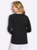 Sieh an! Langarm-Shirt in schwarz