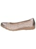 Caprice Ballerina in TAUPE METALLIC