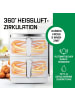 Gourmetmaxx GOURMETmaxx FryUp Vertikale Doppelkammer-Heißluftfritteuse - 10 L - 2800 Watt