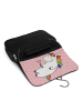 Mr. & Mrs. Panda badtasche Einhorn Blümchentail ohne Spruch in Rot Pastell