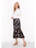 Usha Women Skirt in black multicolor