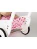 Pinolino Puppenwagen Trixi, weiß, 2-tlg. in Rosa,Weiß, 47 x 35 x 53 cm