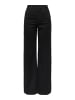 ONLY Jeans mit weitem Bein in Black Denim