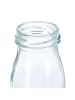 relaxdays 24 x Flasche in Transparent/ Gold - 150 ml