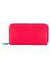 MYWALIT Medium Tri-fold Geldbörse I Leder 14 cm  lipstick