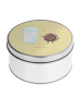 Mr. & Mrs. Panda Erinnerungsbox Milch Keks ohne Spruch in Gelb Pastell