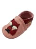 Yalion Leder-Krabbelschuhe in Rosa