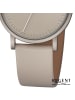 Regent Armbanduhr-Analog taupe, hellbraun mittel (ca. 36mm) Regent Lederarmband