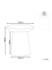 Beliani Beistelltisch TORRENS in Beige - (W) 45 x (H) 46 x (L) 45 cm