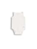 Coccodrillo Ärmelloser Body in ecru