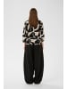 InWear Langarm LYNNIW Feminine Form in BLACK SOFT BLOCKS